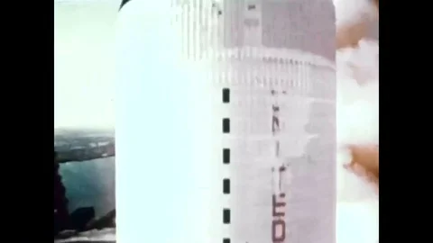1969 - NASA's moon landing leads to a new stage of scientific discovery Stock Footage
