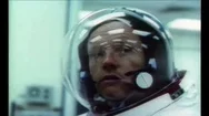 1969 - Neil Armstrong, Buzz Aldrin, And Michael Collins Get In Their Spacesuits Stock Footage