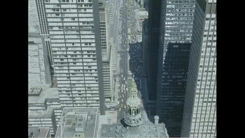 1969-Park Avenue / Manhattan / USA / 1960 - 1969 Stock Footage
