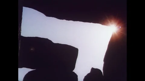 1969-Stonehenge / England / 1969 Stock Footage