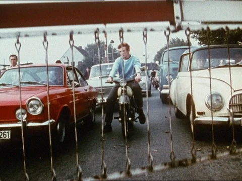 1969-Traffic / Germany / 1960-1969 Stock Footage
