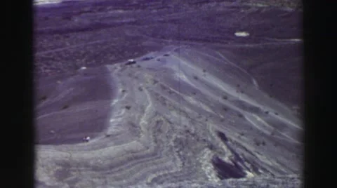 1969: a zoom of a mountain YOSEMITE, CALIFORNIA Stock Footage