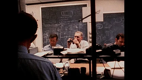 1970-Apollo 13 / Mission Control Center / Support / 1970 Stock-Footage 77957087