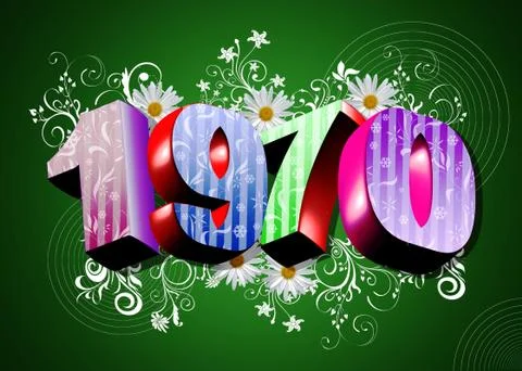 1970 Stock Illustration