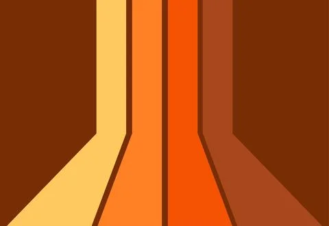 1970 retro seamless pattern. 70s hand-Drawn vector Illustration groovy イラスト素材