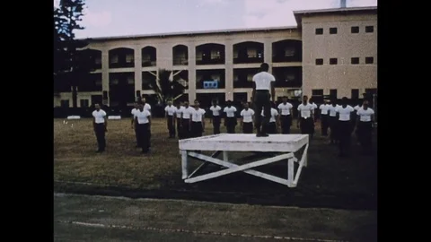 1970-US Army / Military Training / USA / 1960 - 1970 Stock Footage