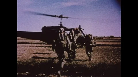 1970-Vietnam War / US Army / 1960 - 1970 Stock Footage