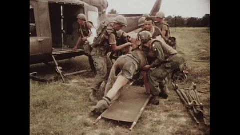 1970-Vietnam War / US Army / 1960 - 1970 Stock Footage