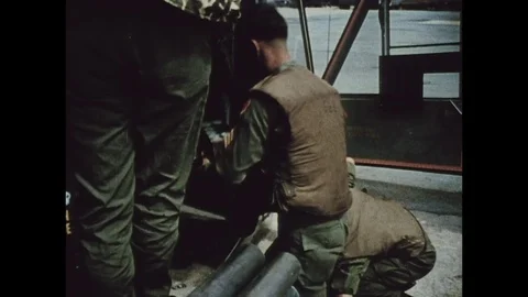 1970-Vietnam War / US Army / 1960 - 1970 Stock Footage