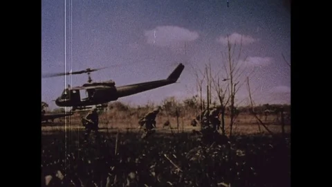 1970-Vietnam War / US Army / 1960 - 1970 Stock Footage