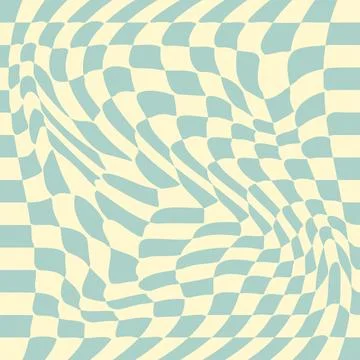 1970 Wavy Swirl Seamless Pattern in Orange and Pink Colors. Seventies Style,  Illustrazione stock