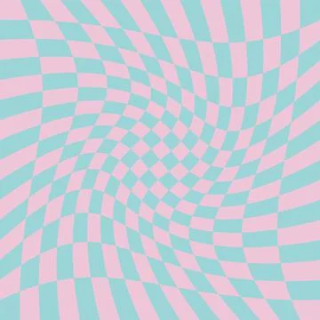 1970 Wavy Swirl Seamless Pattern in Orange and Pink Colors. Seventies Style,  Stock Illustration