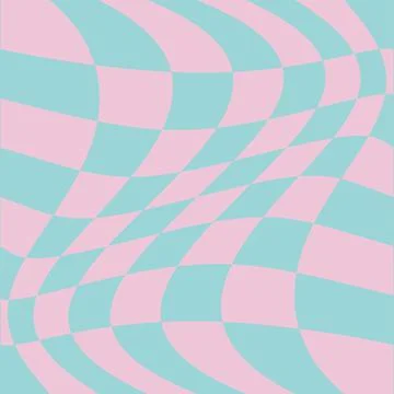 1970 Wavy Swirl Seamless Pattern in Orange and Pink Colors. Seventies Style,  Stockillustratie