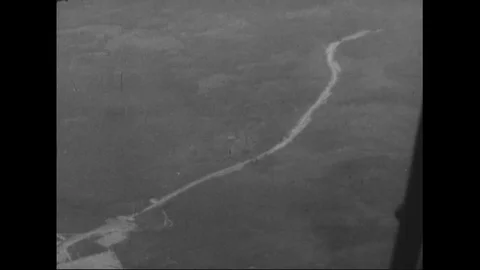 1970s - The beginnings of development in the Amazon rainforest in Brazil. Stock Footage 125698174