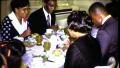 1970s Black Family Eat Christmas Dinner African American Vintage Film Home Movie HD Footage