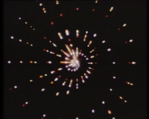 1970s Classic SCI-FI Star Effect Sequence  (ex 16mm Film) Vidéo 117969857