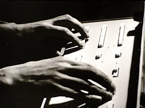 1970s Computer CAD Graphics Design Program Console Vintage Film Industrial Movie Видео 153882236