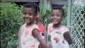 1970s Happy Black Kids GIRLS TWINS African American Kids Vintage Film Home Movie HD Footage