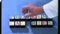 1970s Man Proteins Versus Calories Educational Graphic Blocks Vintage Film Movie HD Footage