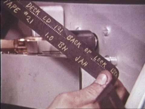 1970s OFFICE WORKERS: computer operators and programmers Stock Footage 77858436