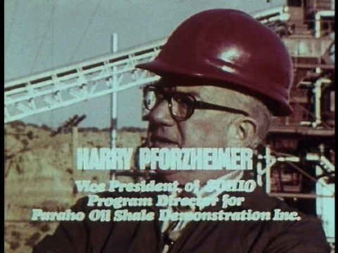 1970s report on U.S. oil reserves and the necessities of coal mining in the U.S. Stock Footage