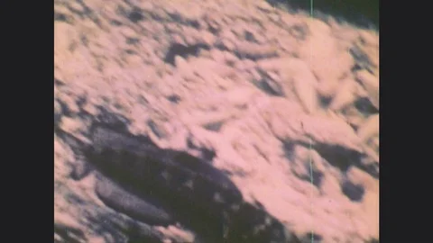 1970s: UNITED STATES: fish steals rocks from nest. Man speaks to camera Stock Footage