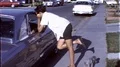 1970s Young African American Black Woman in Street Vintage Old Film Home Movie HD Footage