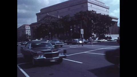 1971 - After the Spring Offensive in Washington DC, groups of antiwar protestors Stock Footage 124165764