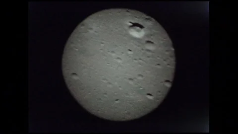 1971-Apollo 14 / NASA / Moon's Surface / 1971 Video stock 77810095