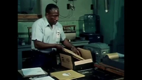 1971 - Performing artists such as Barbara Randolph host radio shows for the Video stock 79450523