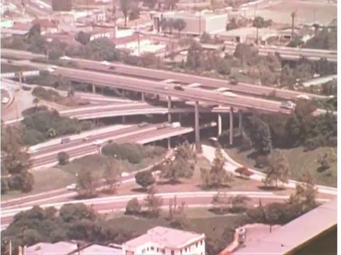 1971-Shots of a vast array of people affected by and benefitting from the Stock Footage 79456020