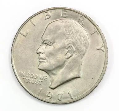 1971 us coin Stock Photos