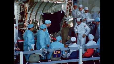 1972-Apollo 16 / Preparing / 1972 Stock Footage 77819821