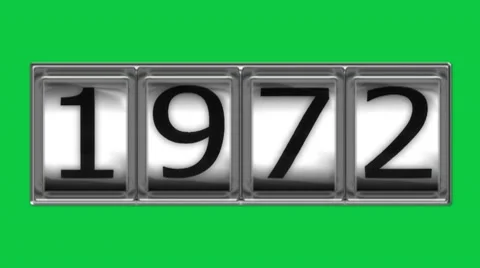 1972 on billboard Stock Footage 10598843