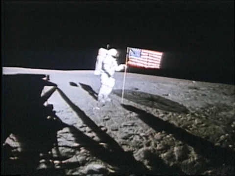 1972-Lunar Landing / Moon Buggy / Project Apollo / 1969-1972 Stock Footage 77866453