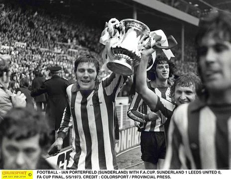1973 FA Cup Final: Leeds Utd 0 Sunderland 1 Stock Photos