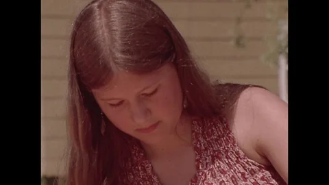 1973-Quilt / Arts and Crafts / USA / 1973 Stock Footage 77889021