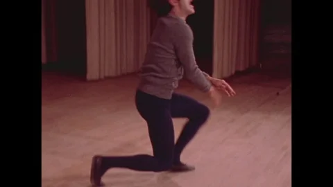 1973-Tony Montonaro / Pantomine / USA / 1973 Stock Footage