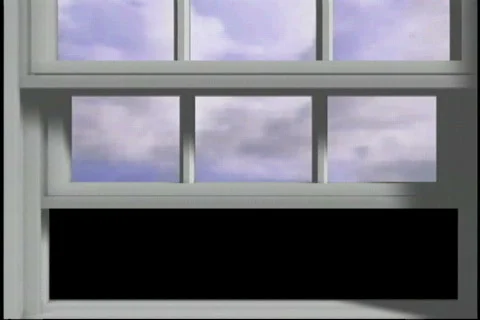 1973 windows up down open shut Stock Footage 822200