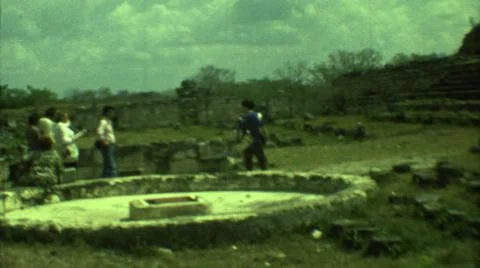 1973:YUCATAN MEXICO.Acompanhamento De Atividades Stock Photos