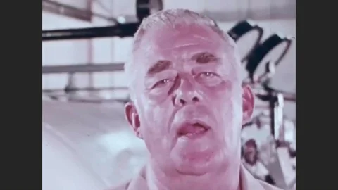 1974 - Physiologists work alongside Navy engineers in testing equipment for Stock Footage 90404426