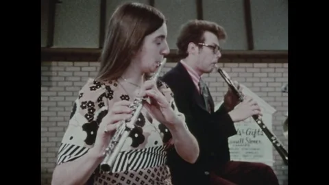 1974-Saint Paul Chamber Orchestra / USA / 1974 Stock Footage
