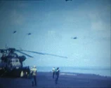 1975-Aircraft Carrier / Vietnam War / Vietnam / 1975 Stock Footage