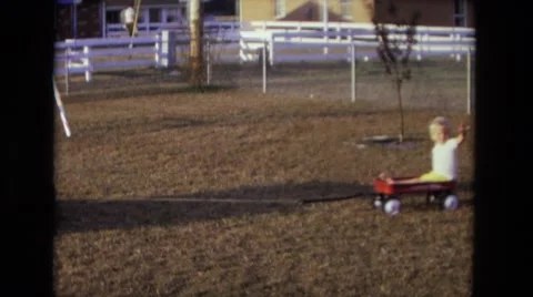 1975: father is seen playing with children CALIFORNIA Stock Footage