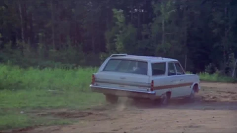 1975 - In this horror film, a man is attacked by a tarantula in his car and Stock Footage 162742553
