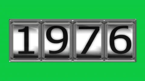 1976 on billboard Stock Footage 10598688