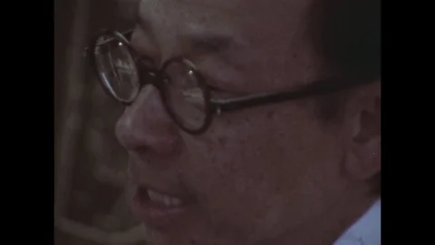 1977-Ieoh Ming Pei / Architect / USA / 1977 Stock Footage