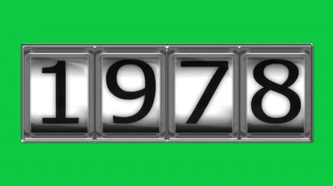 1978 on billboard Stock Footage 10598606