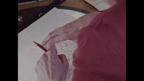 1978-The Peanuts / Cartoon / Making-of / USA / 1978 Stock Footage 77894823