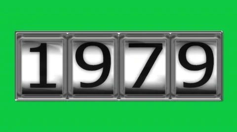 1979 on billboard Stock Footage 10598564